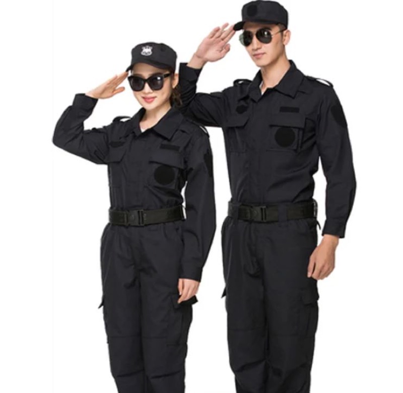 Đồng phục bảo vệ màu đen