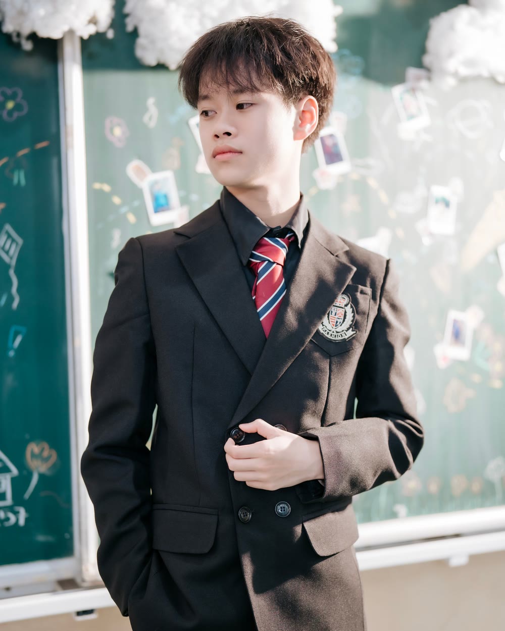 Đồng phục lễ khai giảng THPT – blazer, cà vạt (nam sinh)