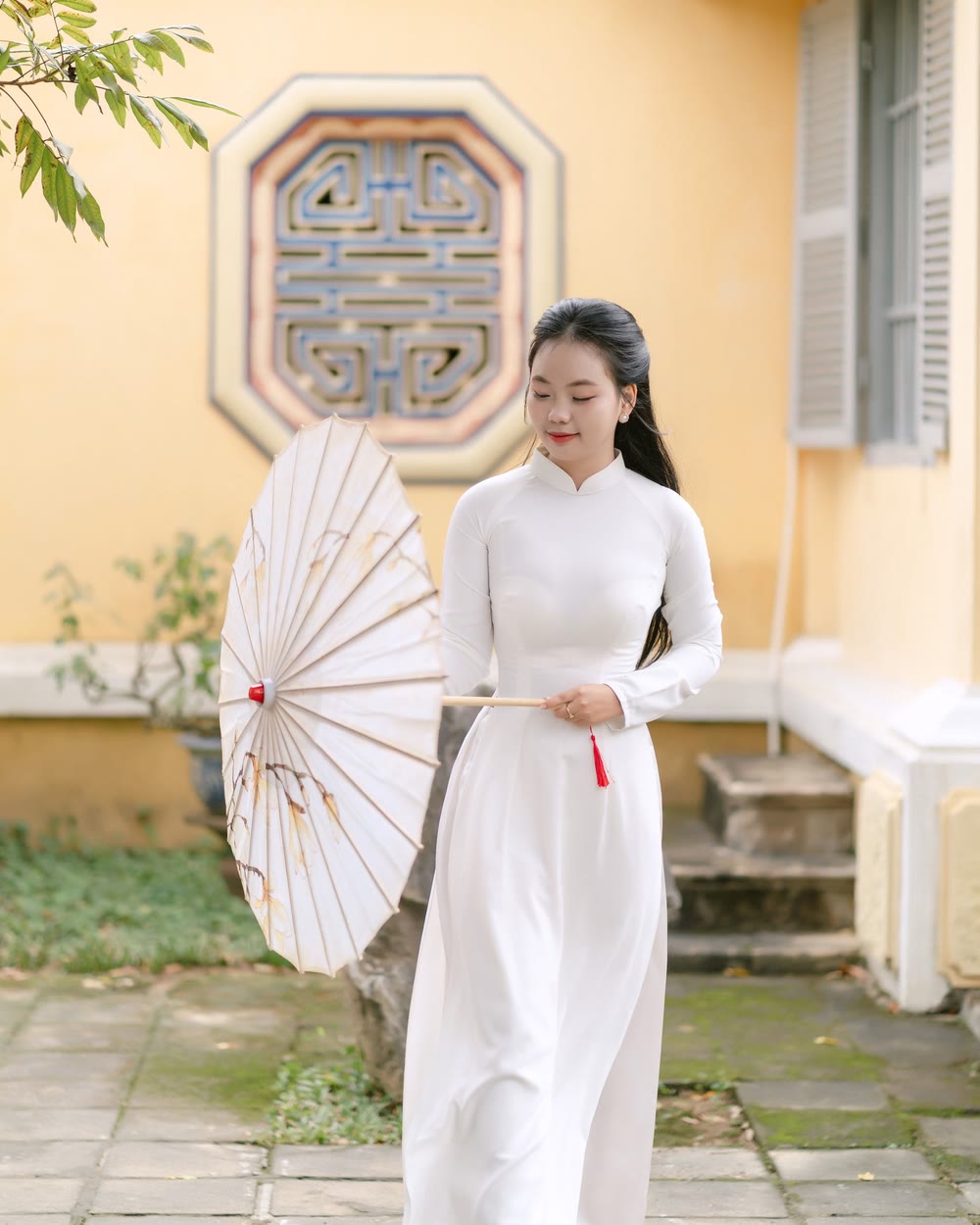 Áo dài đồng phục nữ sinh THPT